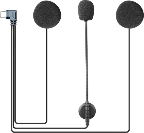 EJEAS hi-fi slúchadlá do motocyklovej prilby s USB-C HIFI-M6