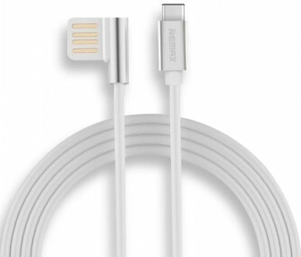Remax dátový kábel USB‑C 1 m, strieborný