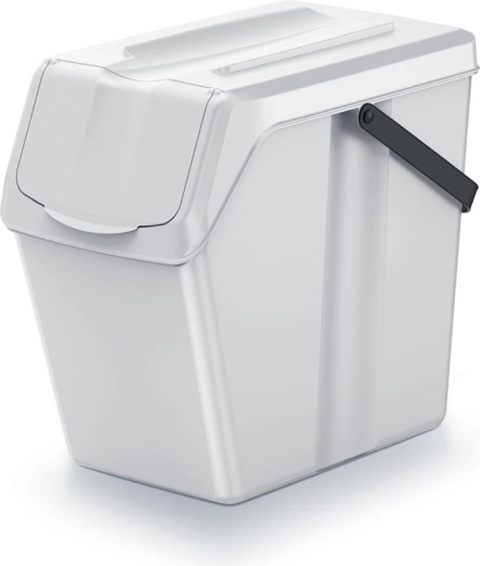 Triediaci odpadkový kôš 25 l popolavo sivý SORTIBOX II