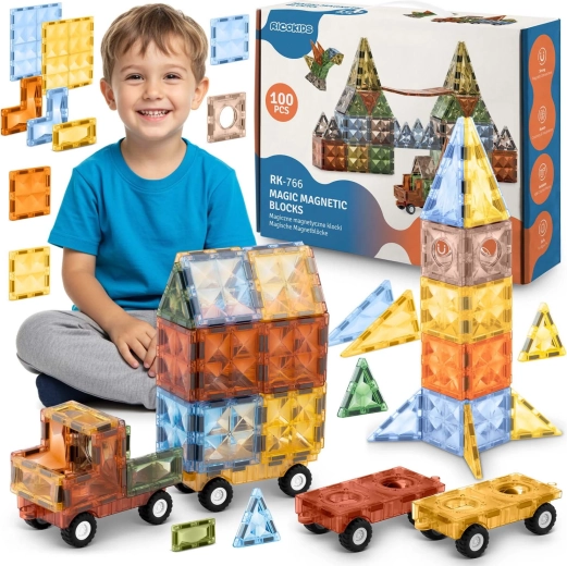Magnetická stavebnica Ricokids XXL 100 dielov