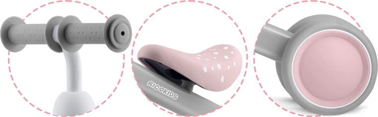 Pohodlné sedlo a istý úchop