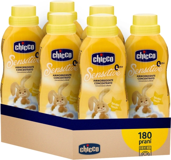 Chicco koncentrovaná aviváž Baby Sensitive jemný dotyk 750 ml – 6 ks