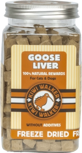 Kiwi Walker mrazom sušené husacie pečienky 120 g – maškrtka pre psov a mačky