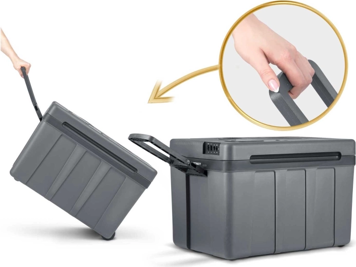 Ľahký transport vďaka kolieskam a rukoväti