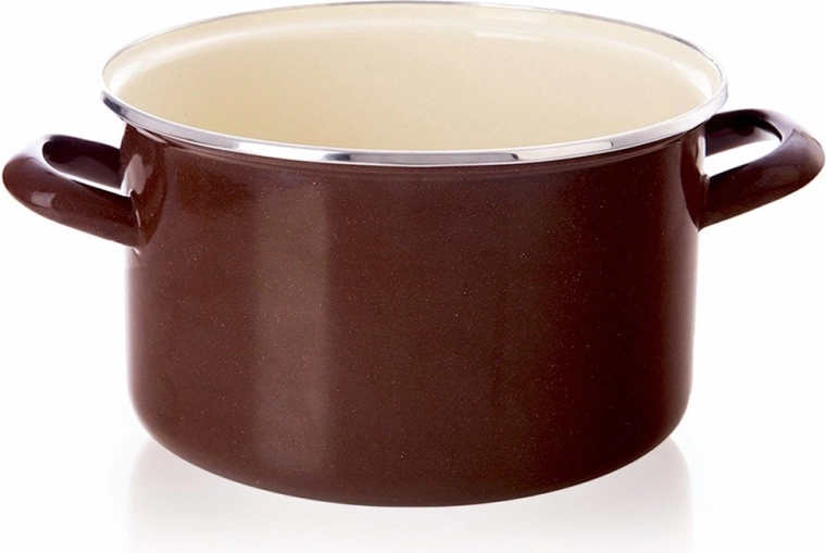 Smaltovaný hrniec Brown 20 cm, 3 l