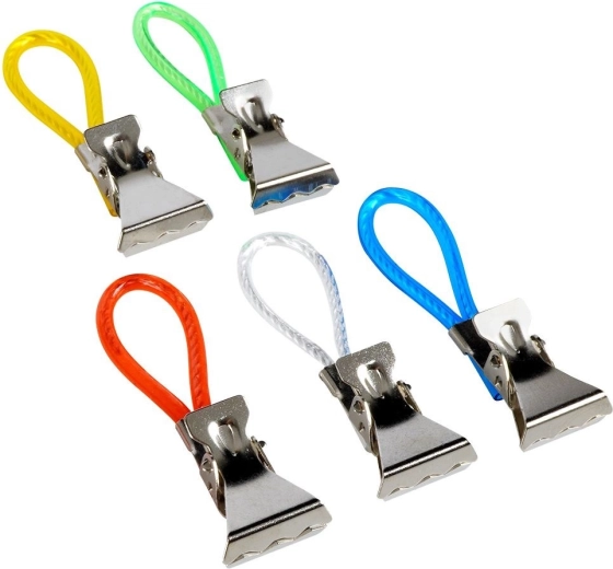 Farebné pútka pre jednoduché zavesenie a rozlíšenie