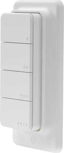 Shelly BLU RC Button 4 ZB – inteligentné diaľkové ovládanie so 4 tlačidlami (Zigbee/Bluetooth)
