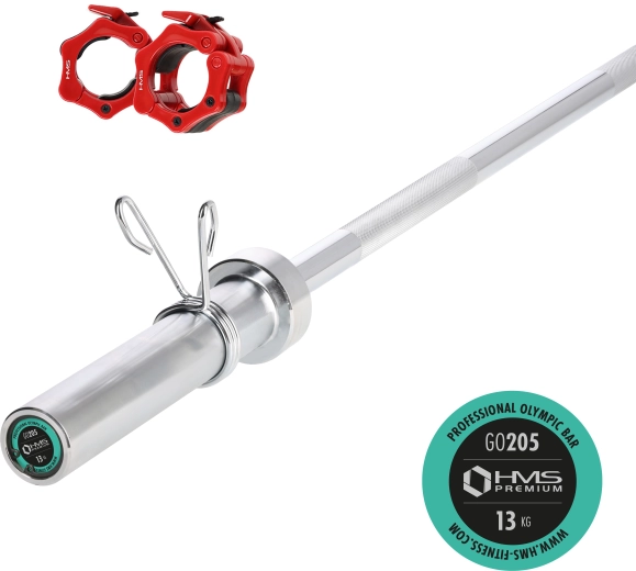Olympijská os 150 cm s rýchloupínacími zámkami HMS Premium