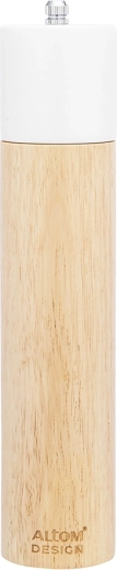 Drevený mlynček na korenie biely 5,5 × 26,5 cm