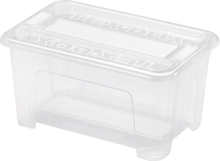 Úložný box s vekom 4,5 l plast 28 × 18,5 × 14 cm