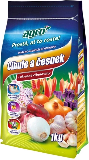 Organominerálne hnojivo na cibuľu a cesnak 1 kg