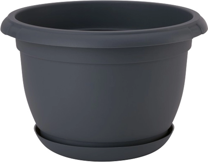 Závesný kvetináč Malta 19 cm antracit