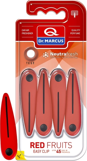 Dr. Marcus Easy Clip osviežovač vzduchu do auta Red Fruits