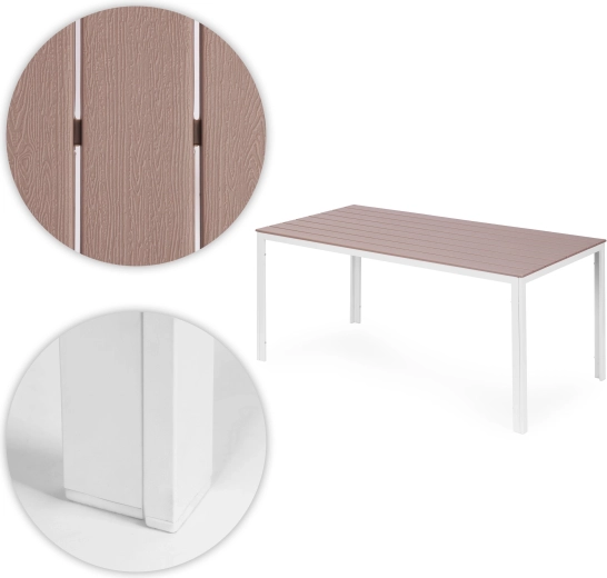 Odolná polywood doska s vzhľadom dreva