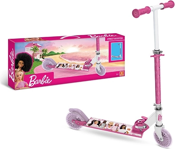 Detská kolobežka BARBIE s nastaviteľnou riadidlovou tyčou