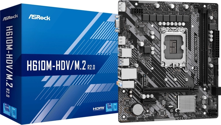 Asrock H610m-hdv/m.2 r2.0 základná doska micro atx