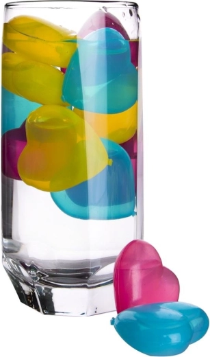 Štýlový tvar srdca a žiarivé farby