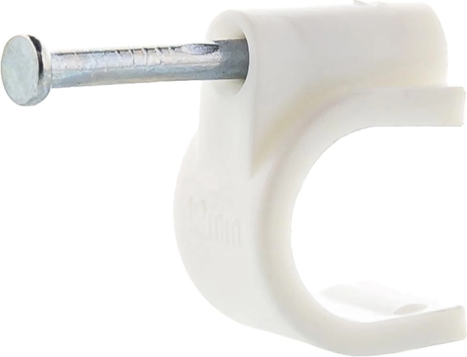 Káblové príchytky s klincom RETLUX pre káble s priemerom 6 mm – 40 ks
