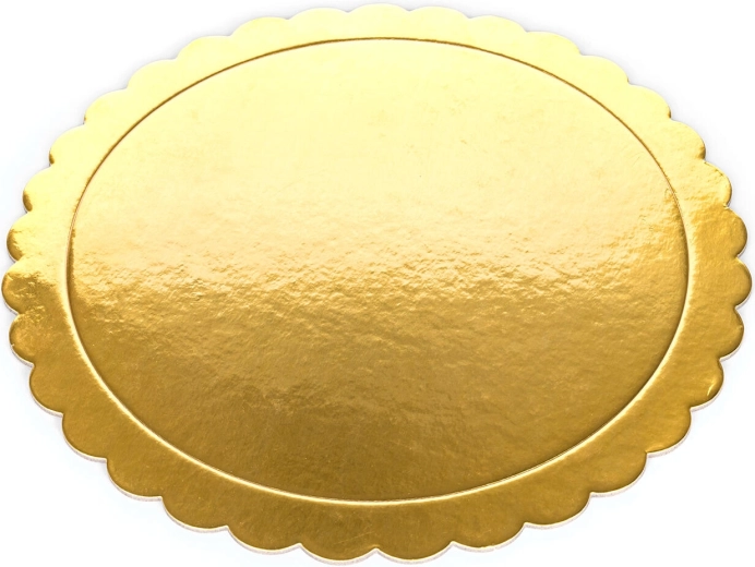 Elegantný okrúhly tvar s dekoratívnym okrajom