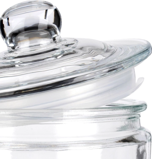 Tesniace sklenené veko pre dlhšiu čerstvosť