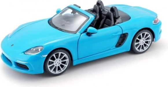 Porsche 718 Boxster 1:24 modrý model BBurago