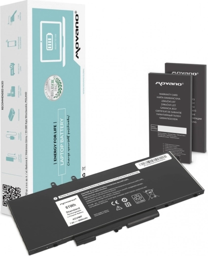 Batéria Movano pre Dell Latitude 5400 a 5500 (61 Wh, 8000 mAh)