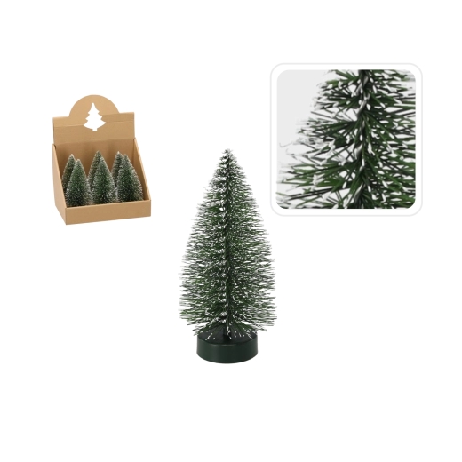 Mini vianočný stromček zelený 18 cm – 1 kus