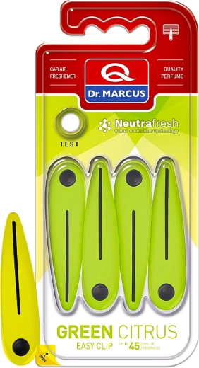 Dr. Marcus Easy Clip Green Citrus osviežovač vzduchu do auta