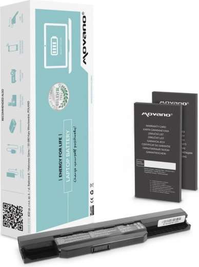 Batéria Movano pre notebooky Asus K53S/X53S/X53U/X54C 4400 mAh (48 Wh)