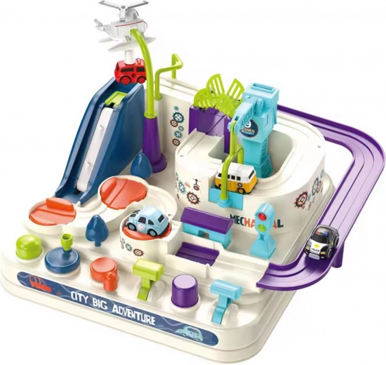 Woopie interaktívny automobilový prekážkový dráhový set Mestské vozidlá