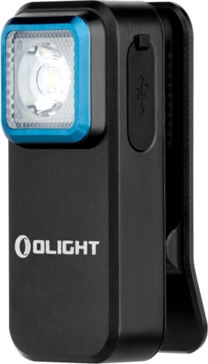 Olight Oclip čierna klipsová nabíjateľná svietidlo