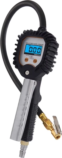 Digitálna pištoľ na hustenie pneumatík s LCD manometrom BW-001 - 1 kus