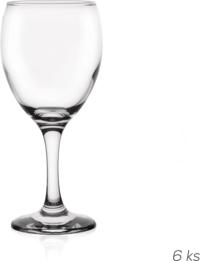 Poháre na víno Empire 340 ml (6 ks)