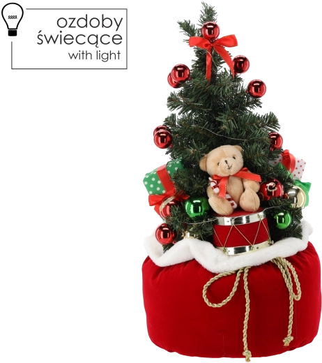 Stabilná textilná základňa v darčekovom štýle