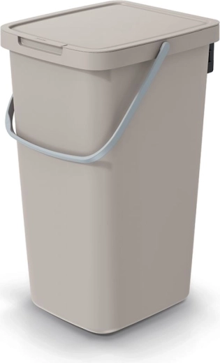 Odpadkový kôš Systema Q Collect 25 l svetlohnedý
