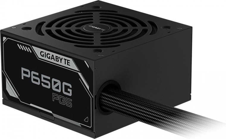 Gigabyte P650G 650W ATX napájací zdroj s hydraulickým 120 mm ventilátorom, ATX 3.1 a PCIe 5.0