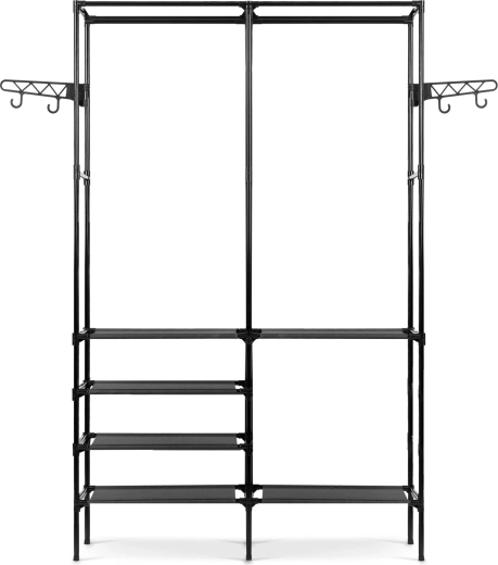 Šesť pevných políc pre poriadok