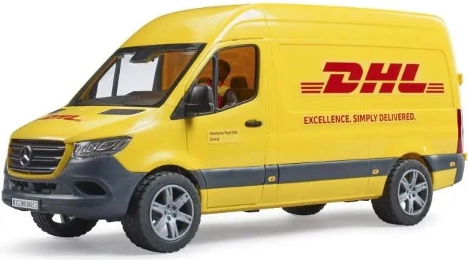 Autentická dodávka DHL