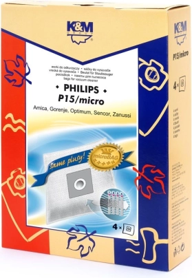 Vrecká do vysávača 4 ks P15 micro