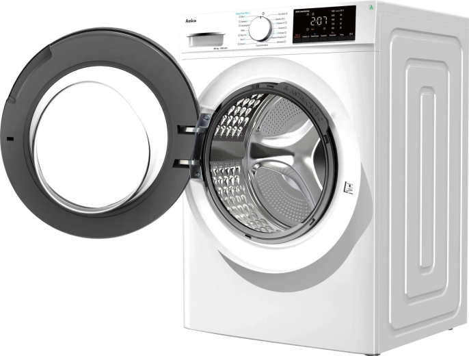 Veľký predný otvor a šetrný nerezový bubon