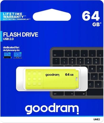 USB flash disk GOODRAM NEO 64 GB žltý