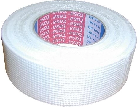 Opravná sklolaminátová páska na sadrokartón 48 mm × 45 m Tesa biela