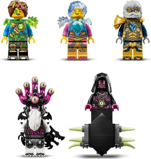 Päť minifigúrok a kopa doplnkov