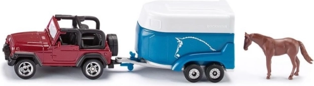 Džíp s prívesom pre kone