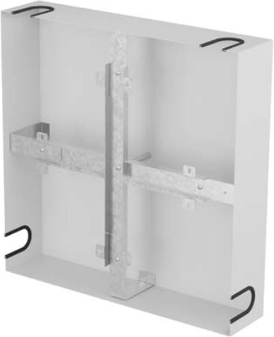 Lanberg stojan na rezervu káblov 500 × 500 mm sivý - 1 kus