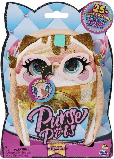 Spin Master Purse Pets Catpuchino interaktívna kabelka pre deti
