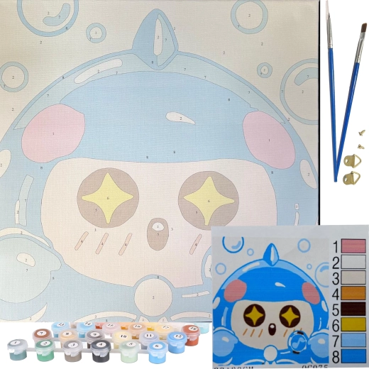 Kompletná sada vrátane štetcov a farieb