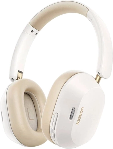 Bezdrôtové slúchadlá Ugreen HiTune Max 5C s hybridným ANC a Bluetooth 5.4, biele