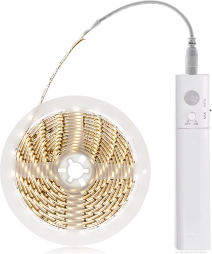Solight LED svetelný pás s pohybovým a svetelným senzorom 1 m na batérie