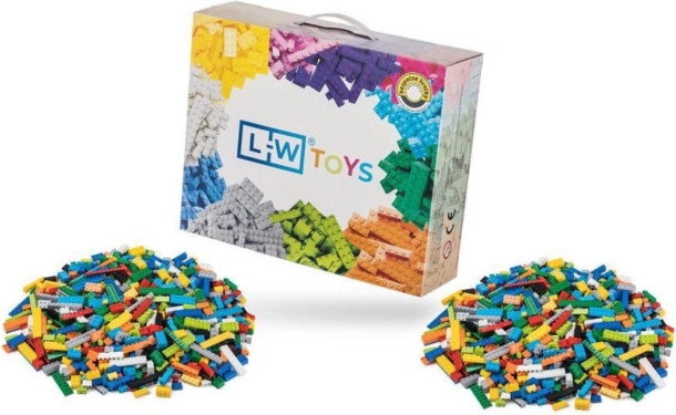 Stavebnica L-W Toys základný set 2000 ks (mix ľahkých a ťažkých kociek)